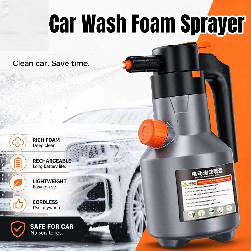 Pressure Washer Foam Gun - Pulverizador de Espuma Elétrico para Carros,