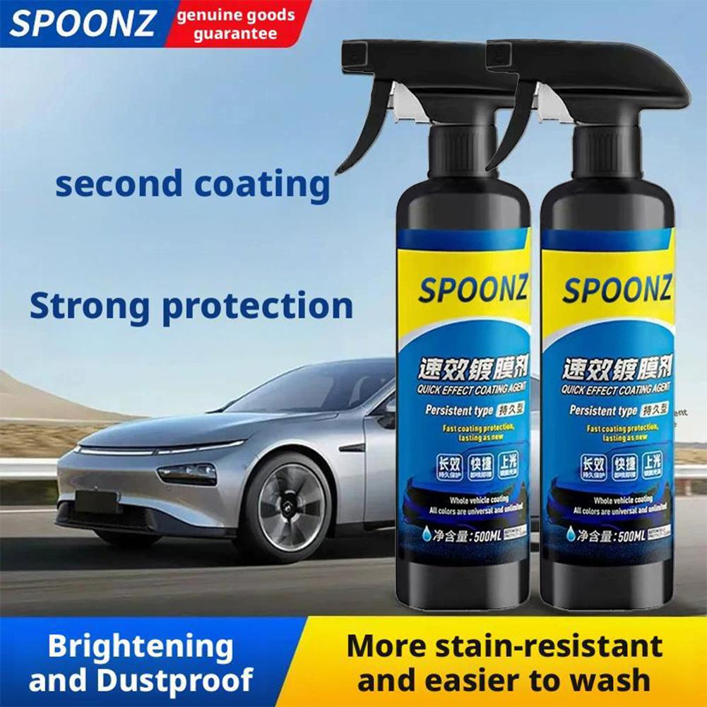 Car Wax Ceramic Coating - Spray de Revestimento Automotivo de 500ml,