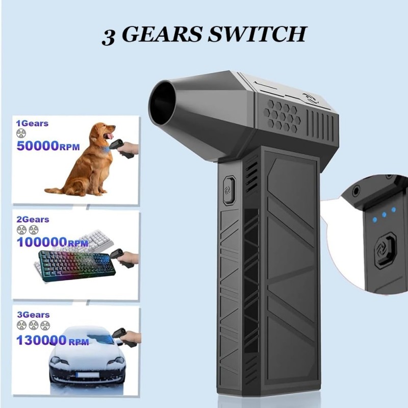 Ventilador turbo jet 130000rpm - Dryer Car Blower avaliação e preço