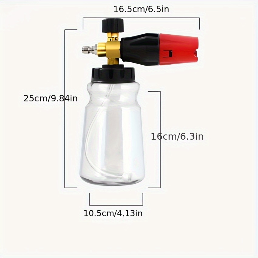 Canhão de espuma para lavagem  - Pressure Washer Foam Gun avaliação e preço