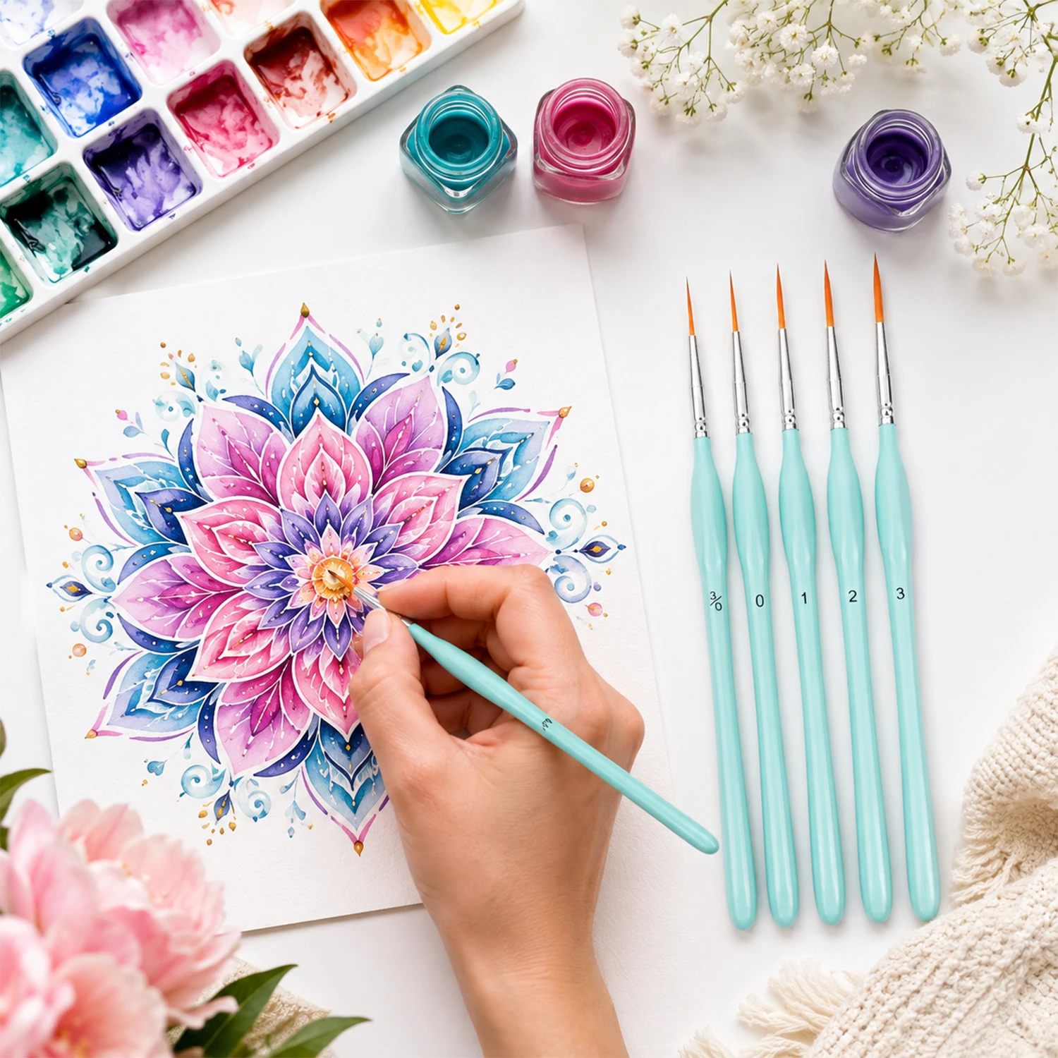 Conjunto de 6 Pincéis de Pintu - Detailing Brush Set avaliação e preço